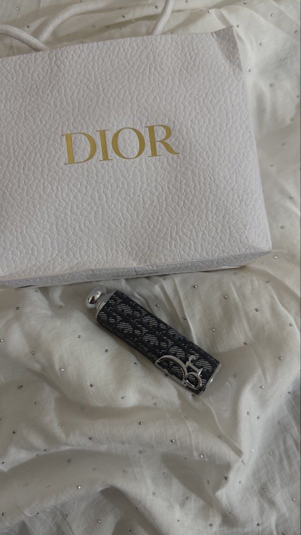 Dior lipstick case (Category: Makeup) located in Taguig. Submitted by meandmymatchaagainsttheworld (Listing ID 1471101172, Image 1). Description: Case- 2400 With lipstick bundle - 3500.