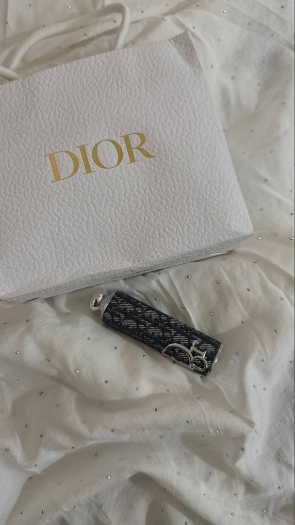Dior lipstick case (Category: Makeup) located in Taguig. Submitted by meandmymatchaagainsttheworld (Listing ID 1471101172, Image 2). Description: Case- 2400 With lipstick bundle - 3500.
