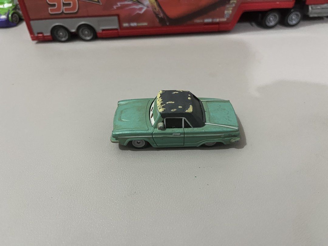 Disney Pixar Cars Diecast Rusty Rusteze (Category: Vehicle & Diecast Models) located in Calamba. Submitted by randomyseller (Listing ID 1471087110, Image 2). Description: I have 2 of these 350 each Fixed Mint Loose Shipped thru j&t legit seller.