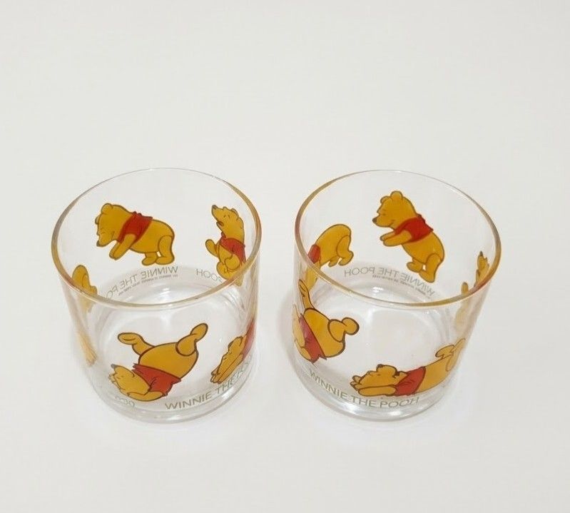 Disney Winnie the Pooh Glasses (Category: Other Kitchenware & Tableware) located in Binan City. Submitted by mayjhe (Listing ID 1470957743, Image 2). Description: 💛 For Sale 💛 🌸 Disney Winnie the Pooh 🍀 Glasses 📍 Condition: Good 💰 Price is ₱ 170.00 each 👉 Other details posted 🇵🇭 Location Biñan Laguna 🛵 Courier J& T and Lalamove 📋 Shipping by schedule 📍 NO COD & COP 📌 All items are carefully packed and labeled with Fragile stickers fo