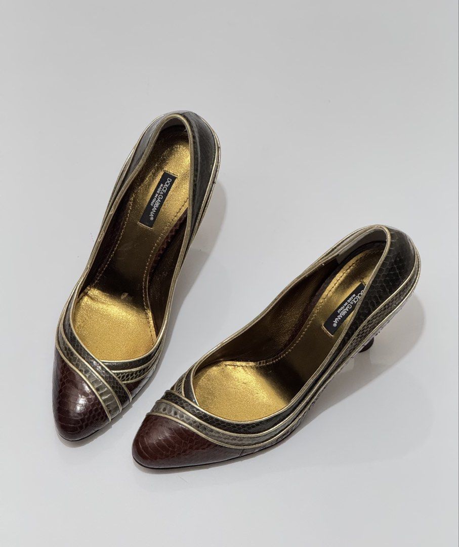 Dolce&Gabbana heels (Category: Heels) located in Quezon City. Submitted by byuklph (Listing ID 1471095423, Image 3). Description: Authentic 💯size38.5/25cm🦋 Excellent condition No inclusion .