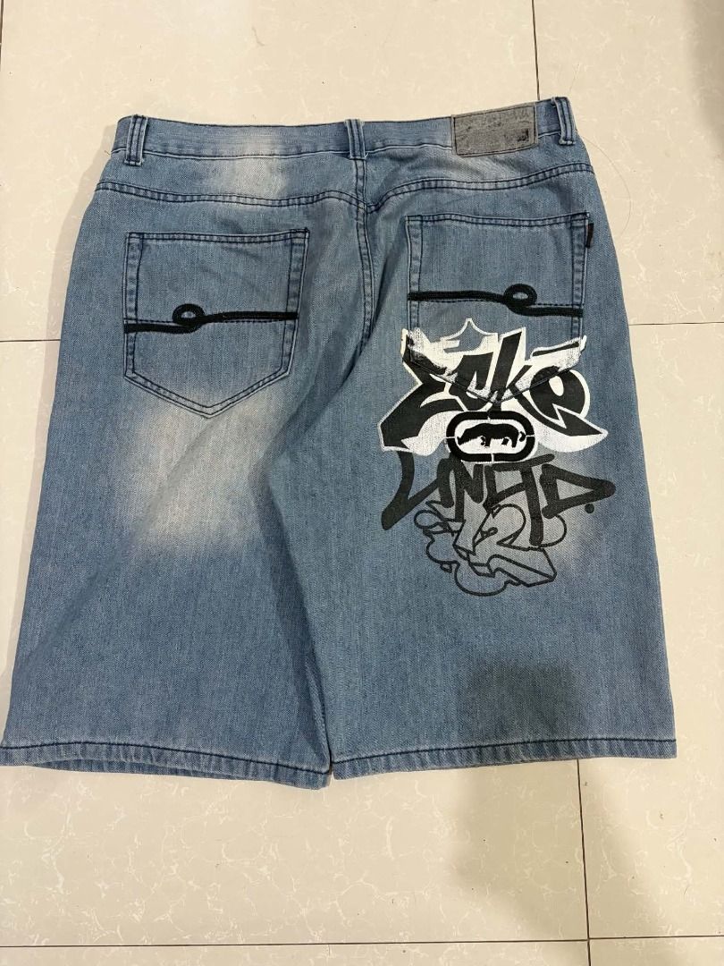 Ecko Unltd Denim Shorts Light Wash Graffiti Print (Category: Shorts) located in Rizal. Submitted by skilidilidu (Listing ID 1470953596, Image 1). Description: DIMES IS 40X27 CUT TAGS DM SEE DETAILS .