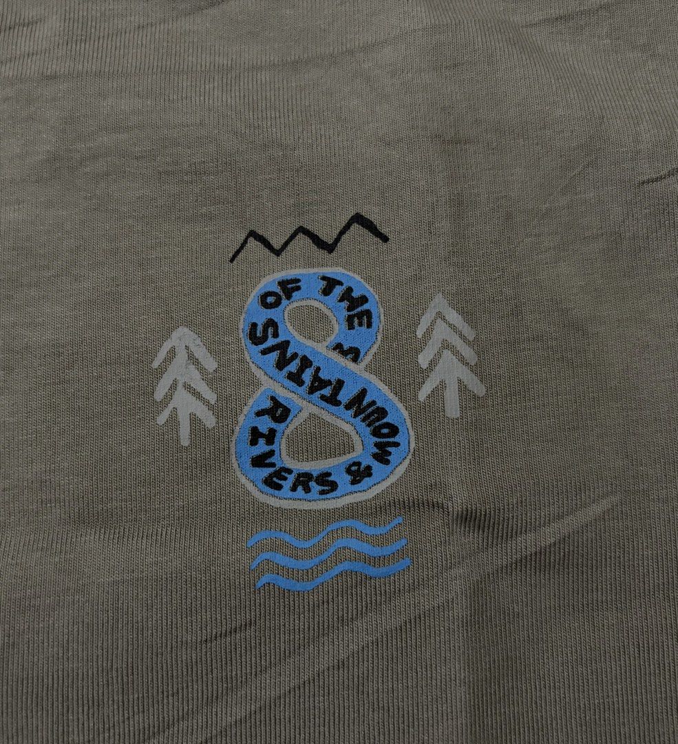 Eddie Bauer x MG Collab Tee (Category: Tshirts & Polo Shirts ) located in Davao. Submitted by juanmigzdvo (Listing ID 1471079885, Image 2). Description: Eddie Bauer x Motherground Collab Tee (Mens) Excellent like New ✅️ *stretchable cotton/polyester 👌🏾” *boxy type* “Rivers and Mountains of the 8” size: Large “22 W x 27.5 L” Php 550.00 PM for more Inquiry 😁...