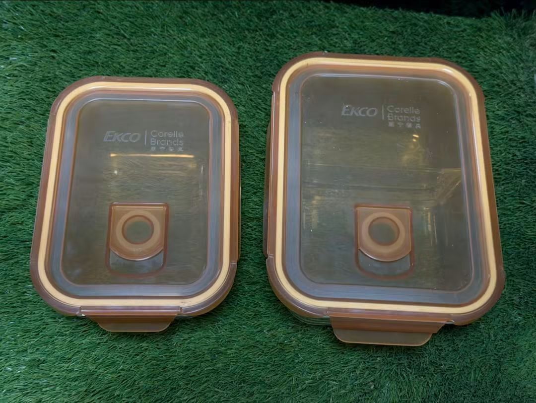 EKCO BY CORELLE BRANDS (Category: Food Organization & Storage) located in Sablan. Submitted by gongonshelley12 (Listing ID 1470933004, Image 1). Description: 500 only!! GCASH NOW EKCO BY CORELLE BRANDS MAMAHALIN at QUALITY BRANDS ETO THICK GLASS FOOD STORAGE WITH AIRTIGHT SILICONE SNAP LIDS SET WITH MATCHING INSULATED LUNCH BAG.