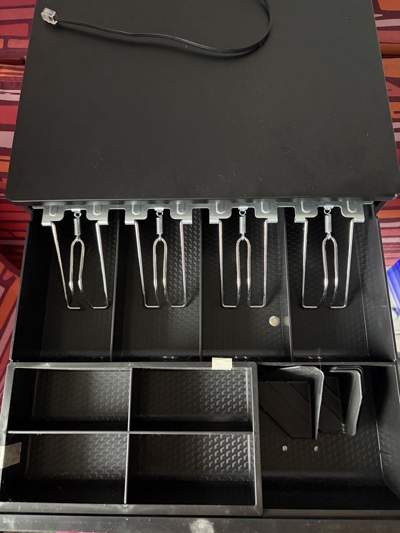 Electric Cash Drawer Heavy Duty with USB Trigger (Category: Office & Business Technology) located in Manila. Submitted by mystic.tinnn (Listing ID 1471111253, Image 2). Description: - used once only for school purposes - w/ USB trigger for connecting to Desktop -can connect to POS.