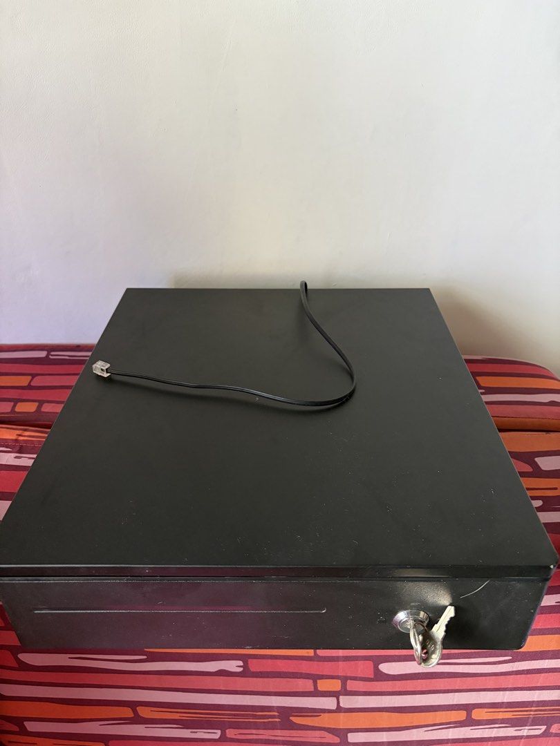Electric Cash Drawer Heavy Duty with USB Trigger (Category: Office & Business Technology) located in Manila. Submitted by mystic.tinnn (Listing ID 1471111253, Image 1). Description: - used once only for school purposes - w/ USB trigger for connecting to Desktop -can connect to POS.