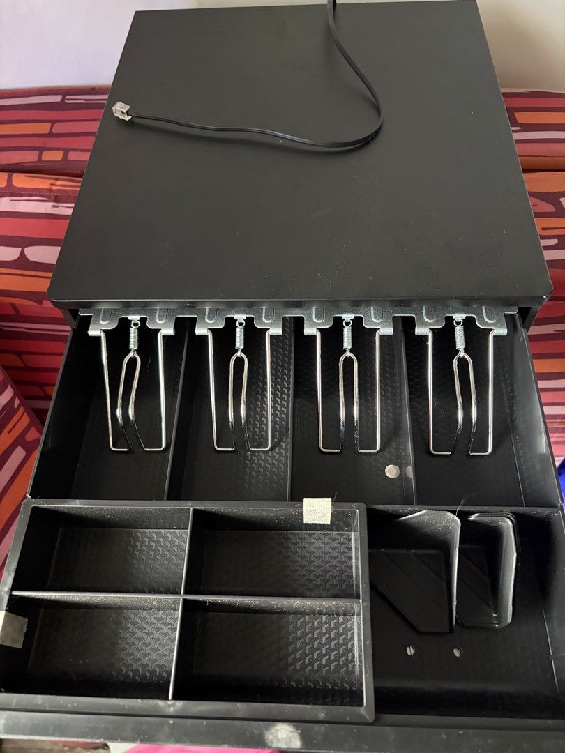 Electric Cash Drawer Heavy Duty with USB Trigger (Category: Office & Business Technology) located in Manila. Submitted by mystic.tinnn (Listing ID 1471111253, Image 3). Description: - used once only for school purposes - w/ USB trigger for connecting to Desktop -can connect to POS.