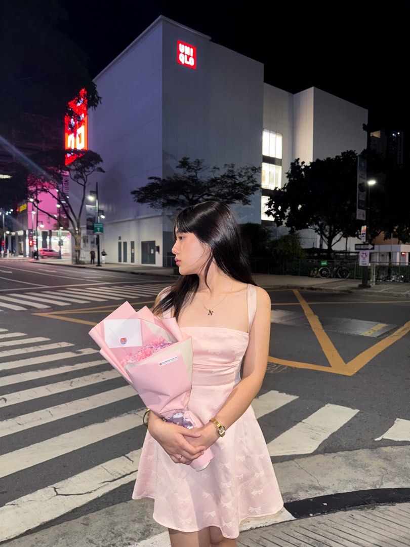 Elegant Pink Bow Dress (Category: Dresses) located in Antipolo. Submitted by nlknn_ (Listing ID 1471003700, Image 3). Description: .