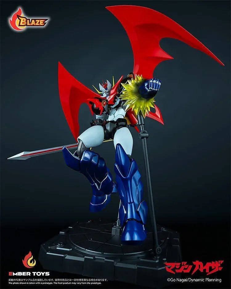 Ember Toys Blaze Mazinkaiser Action Figure Original Version (Category: Figurines & Statues) located in Manila. Submitted by mauchan00000303 (Listing ID 1470989374, Image 3). Description: - Brand: Ember Toys Blaze Mazinkaiser (Go Nagai & Dynamic Planning) - Condition: Complete with original packaging box and all accessories - Features: Highly detailed sculpt, metallic finish on armor, and fully poseable mecha design - Included Accessories: Interch