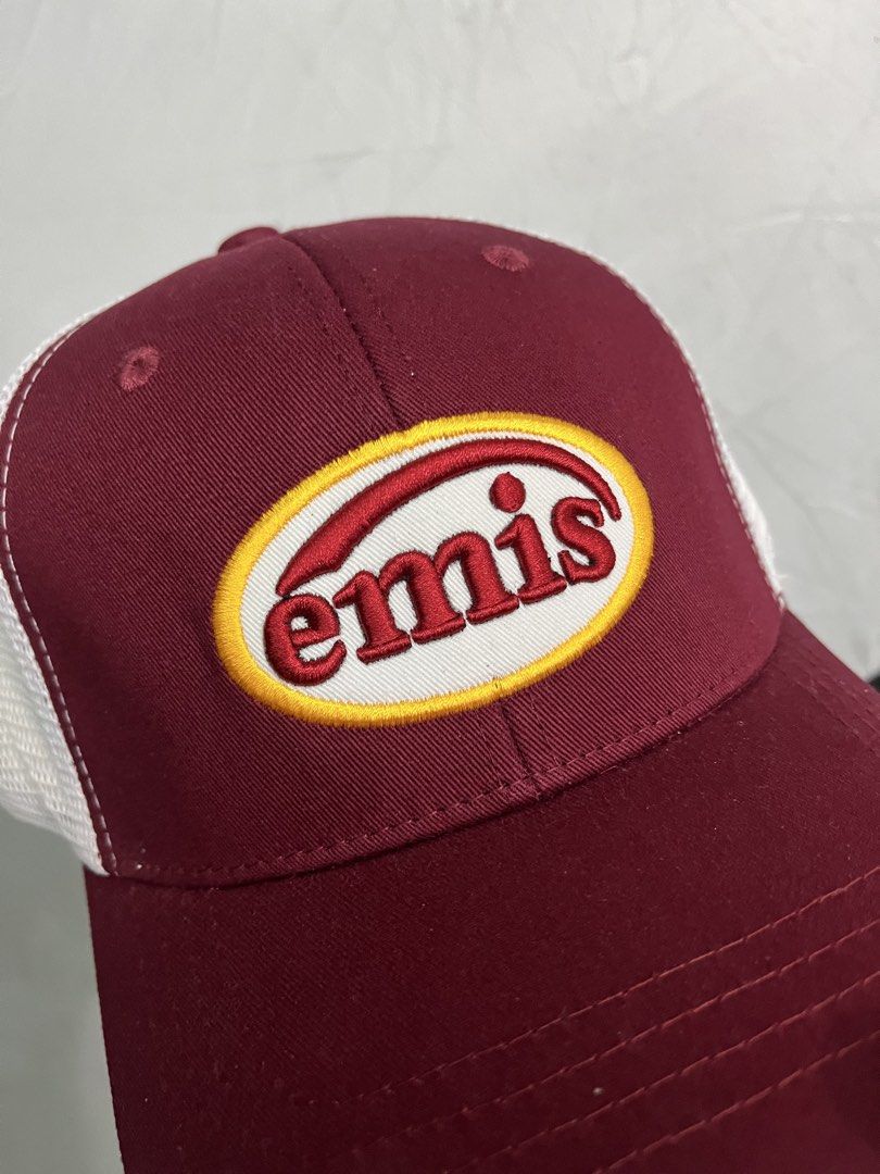 Emis Maroon Trucker Cap 🧢 | Adjustable | Brand New | Below SRP (Category: Caps & Hats) located in Manila. Submitted by oseancollective.official (Listing ID 1471040577, Image 2). Description: Keep your style fresh with the Emis Maroon Trucker Cap! 🍷 Its rich maroon color adds a stylish touch to your everyday outfit. Perfect for casual wear, streetwear fits, and daily styling. At OSean Collective, we bring you branded caps at sulit prices! ✅ 100%
