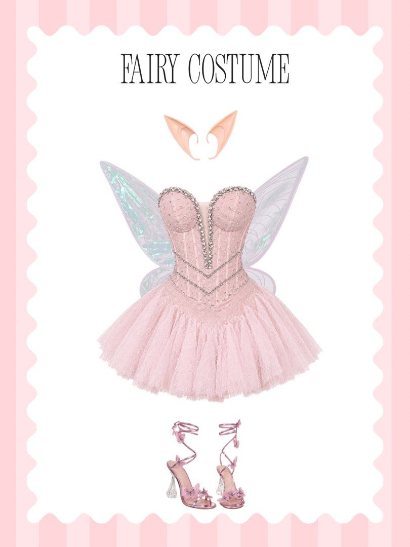Fairy Costume FOR RENT (Category: Dresses) located in Manila. Submitted by waldorfsupremacy (Listing ID 1471048911, Image 1). Description: COSTUME FOR RENT 💖 still available for nov 1 inclusions: - high quality vietnam corset dress - size 37 heels - pink fairy wings - elf ears dm me for the actual when worn of the dress.