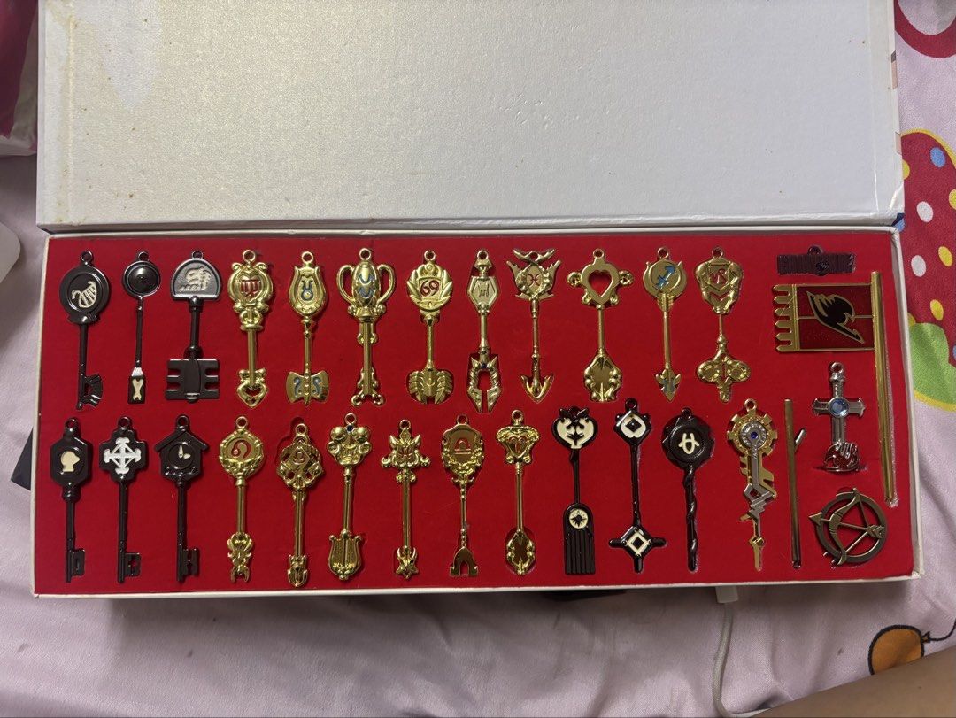 Fairy Tail Celestial Spirit Gate Key Set (Complete) (Category: Character Goods) located in Manila. Submitted by kiramina (Listing ID 1471079377, Image 2). Description: .