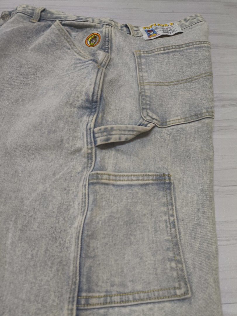 FC PLAYA CARPENTER PANTS (Category: Jeans) located in Lupon. Submitted by thriftnikent (Listing ID 1470957346, Image 2). Description: AS NEW CONDITION NO ISSUE HEAVY PANTS 34 WAIST 41 LENGTH 14 THIGH 9 LEG HOLE.