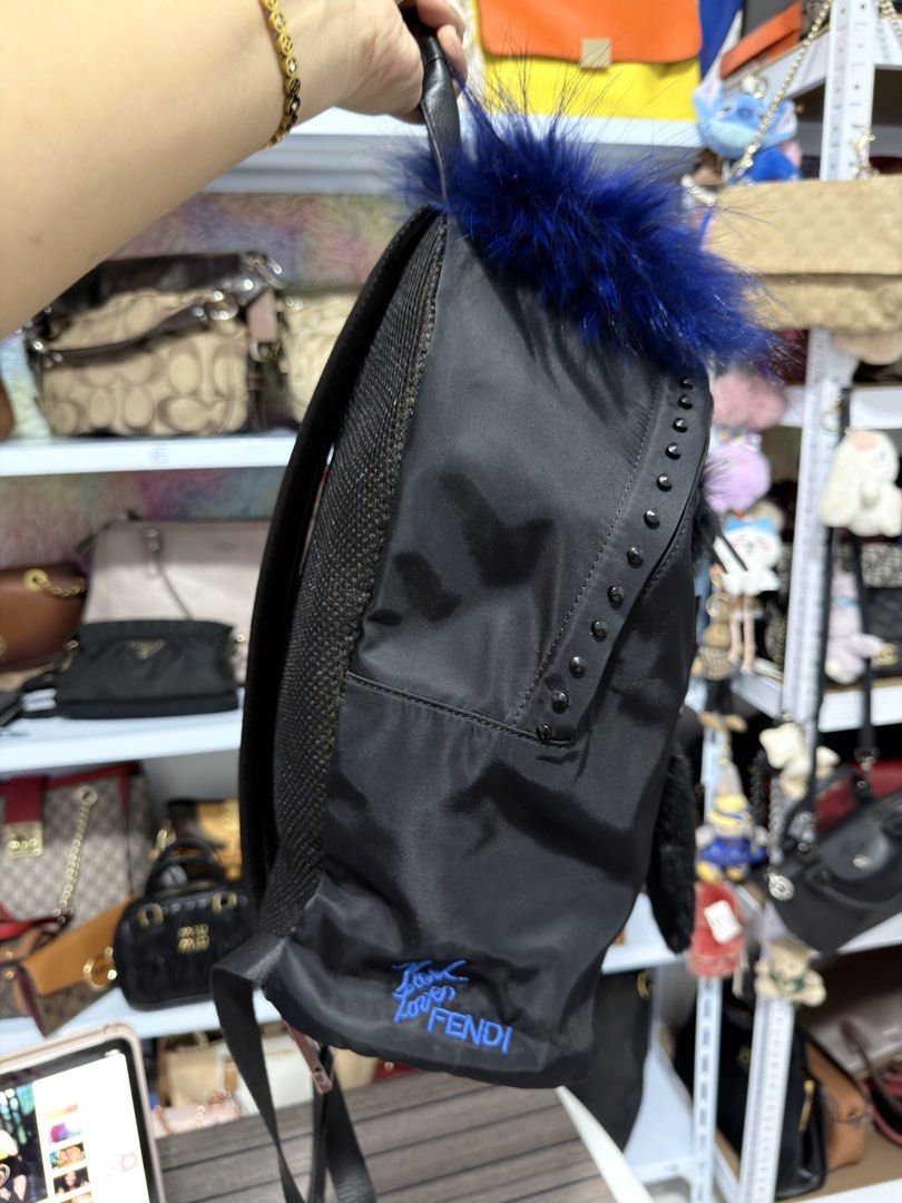 Fendi Karlito Nylon Backpack (Category: Luxury Bags & Wallets) located in Cavite. Submitted by aiznpreluvv (Listing ID 1470992120, Image 2). Description: M size No issues Detailed pics posted wag mghnap ng wala.