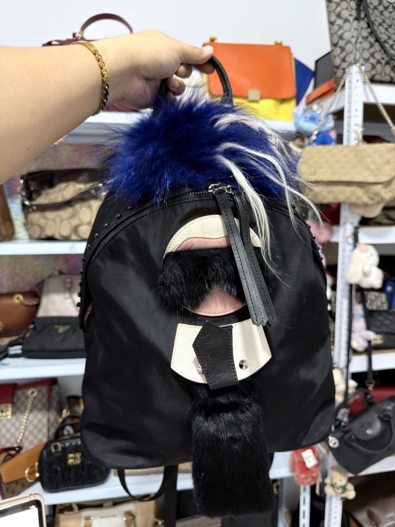 Fendi Karlito Nylon Backpack (Category: Luxury Bags & Wallets) located in Cavite. Submitted by aiznpreluvv (Listing ID 1470992120, Image 1). Description: M size No issues Detailed pics posted wag mghnap ng wala.