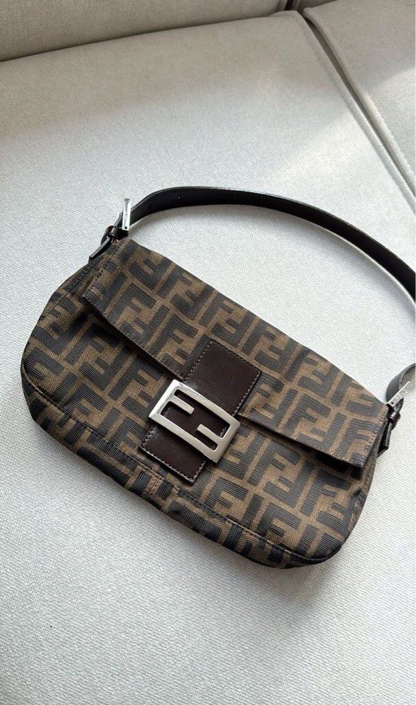 Fendi Zucca Baguette Shoulder Bag (Category: Luxury Bags & Wallets) located in Manila. Submitted by shinjohhn. (Listing ID 1471093277, Image 1). Description: Fendi Zucca Baguette Shoulder Bag Excellent to new condition No issue Authentic Legit 100% J&T Express .