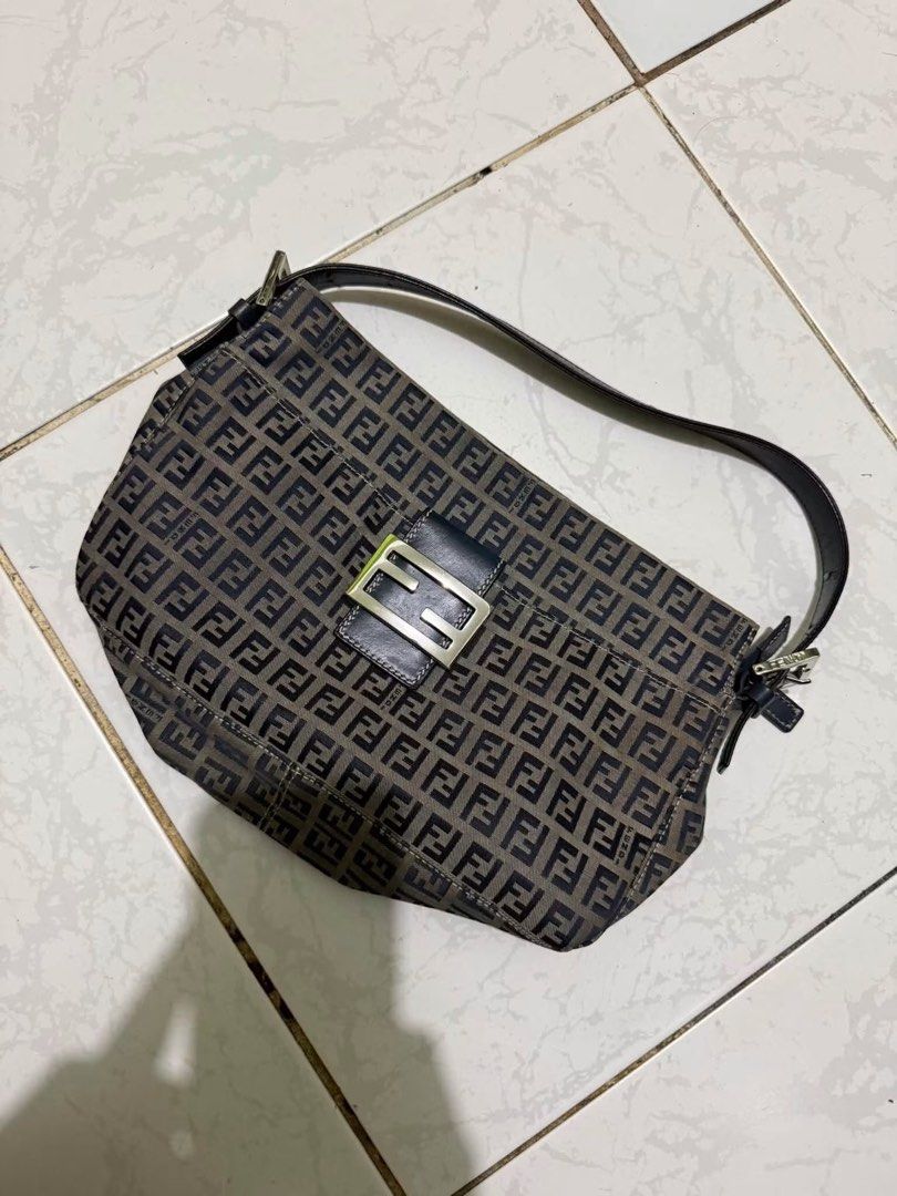 Fendi Zucchino Canvas Shoulder Bag (Category: Luxury Bags & Wallets) located in Manila. Submitted by shinjohhn. (Listing ID 1471091615, Image 1). Description: Fendi Zucchino Canvas Shoulder Bag Excellent Condition Minimal Sign of Usage Authentic Legit 100% J&T EXPRESS.
