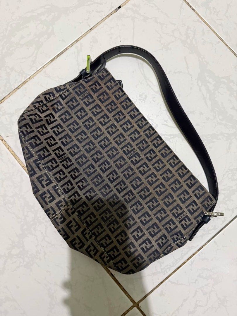 Fendi Zucchino Canvas Shoulder Bag (Category: Luxury Bags & Wallets) located in Manila. Submitted by shinjohhn. (Listing ID 1471091615, Image 2). Description: Fendi Zucchino Canvas Shoulder Bag Excellent Condition Minimal Sign of Usage Authentic Legit 100% J&T EXPRESS.