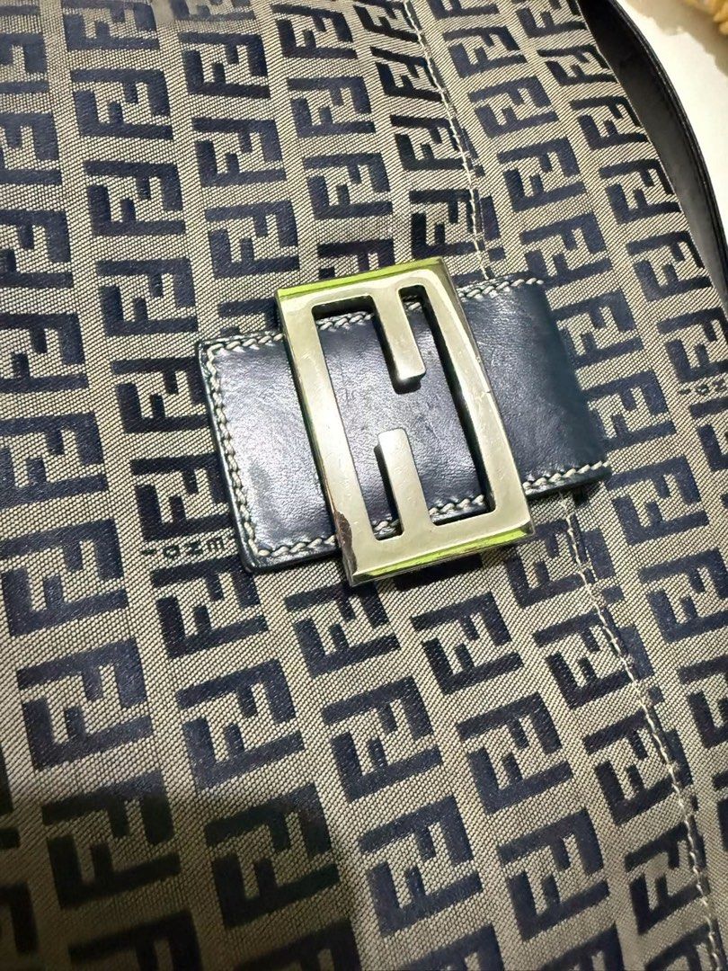 Fendi Zucchino Canvas Shoulder Bag (Category: Luxury Bags & Wallets) located in Manila. Submitted by shinjohhn. (Listing ID 1471091615, Image 3). Description: Fendi Zucchino Canvas Shoulder Bag Excellent Condition Minimal Sign of Usage Authentic Legit 100% J&T EXPRESS.
