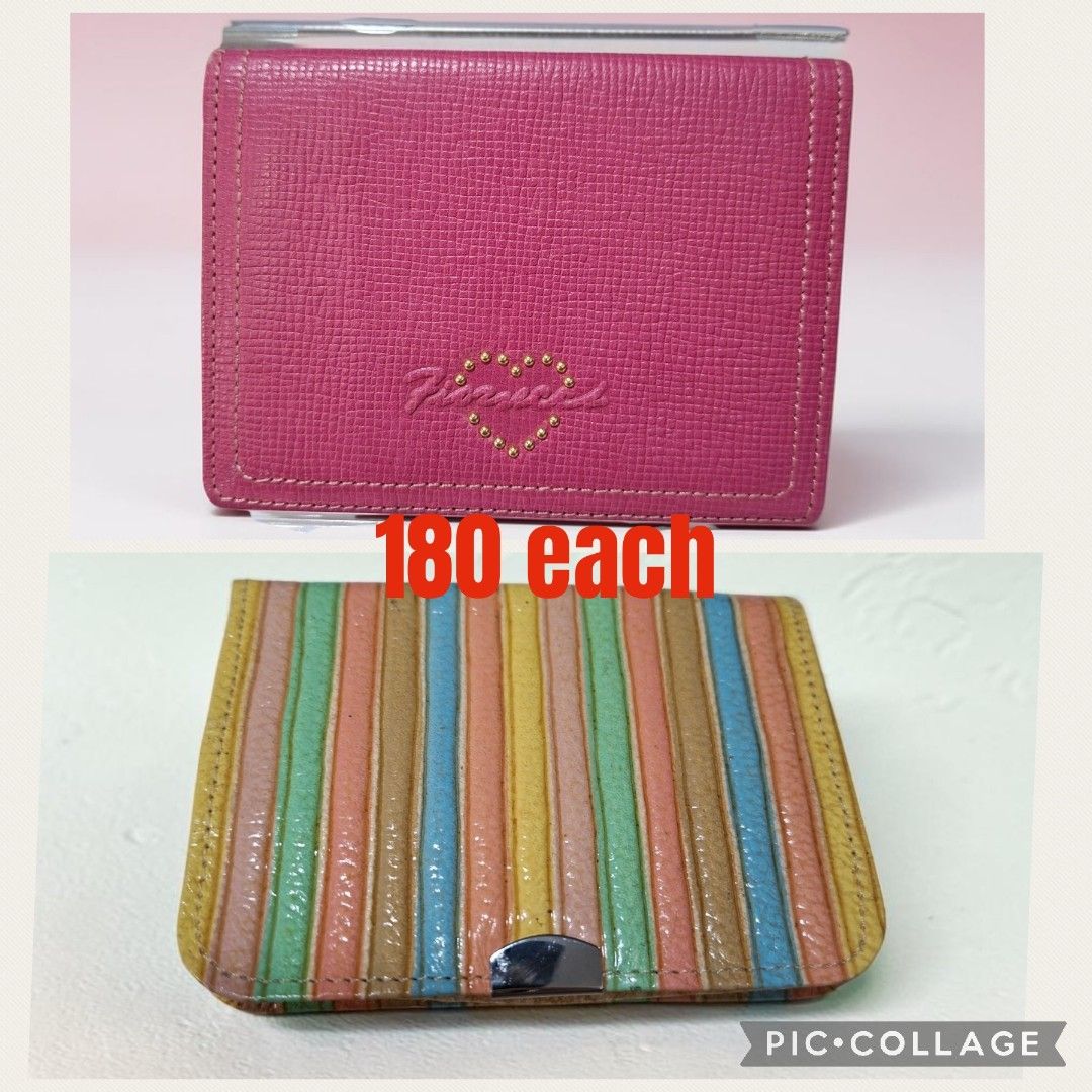 FIORUCCI ITALY AND MULTICOLOR CARD WALLET (Category: Wallets & Card holders) located in Las Pinas. Submitted by annachiaonair2037 (Listing ID 1470995133, Image 1). Description: 180 EACH NOT BUNDLE FIORUCCI ITALY CARD WALLET AND LEATHER MULTICOLOR COIN PURSE BOTH FROM JAPAN.