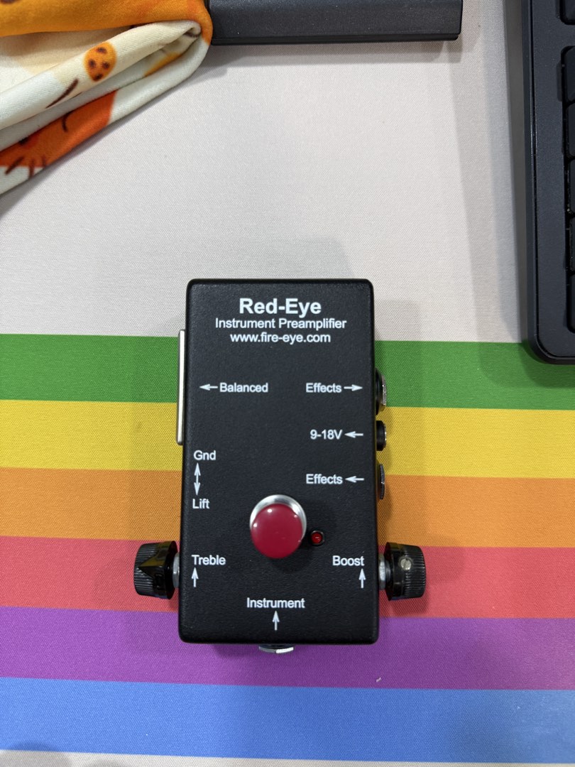 Instrument Land Fire-Eye Red-Eye Instrument Preamplifier for Piezo pickups, Hobbies ...