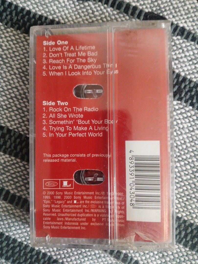 FireHouse Super Hits Audio Cassette Tape (Category: CDs & DVDs) located in Pili. Submitted by marktoraldo (Listing ID 1470980116, Image 2). Description: 500 php. add sf Gcash mop. ty admin.