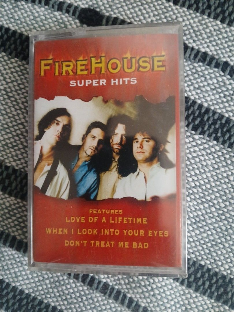 FireHouse Super Hits Audio Cassette Tape (Category: CDs & DVDs) located in Pili. Submitted by marktoraldo (Listing ID 1470980116, Image 1). Description: 500 php. add sf Gcash mop. ty admin.