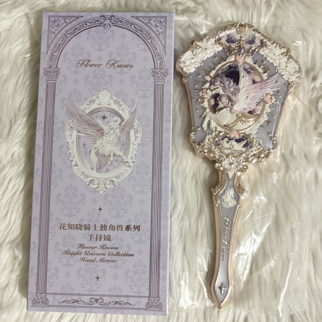 Flower Knows Makeup Gift Set (Purple Collection) (Category: Makeup) located in Cavite. Submitted by 3yaaa018 (Listing ID 1471082044, Image 3). Description: Flower Knows Makeup Gift Set (Purple Collection) - 6 pcs set • Flower Knows Knight Unicorn Hand Mirror (Moonlight Lilac) • Flower Knows Bunny Garden 6-Color Makeup Palette (02 Moon Serenade) • Flower Knows Butterfly Cloud Collar Rouge Box Highlighting & Blush Duo Powder (04 Fluttering Romance)
