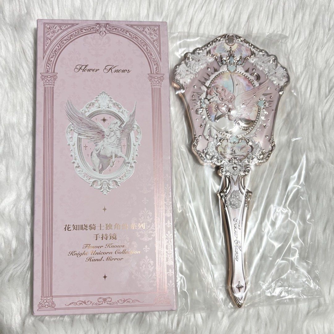 Flower Knows Makeup Affordable Gift Set (Pink Collection) (Category: Makeup) located in Cavite. Submitted by 3yaaa018 (Listing ID 1471085807, Image 3). Description: Flower Knows Makeup Affordable Gift Set (Pink Collection) - 6 pcs set • Flower Knows Knight Unicorn Hand Mirror (Starlight Pink) • Flower Knows Knight Unicorn 6-Color Satin Makeup Palette (01 Aurora Reverie) • Flower Knows Little Angel Collection Embossed Highlighter (M02 Angelic Stra