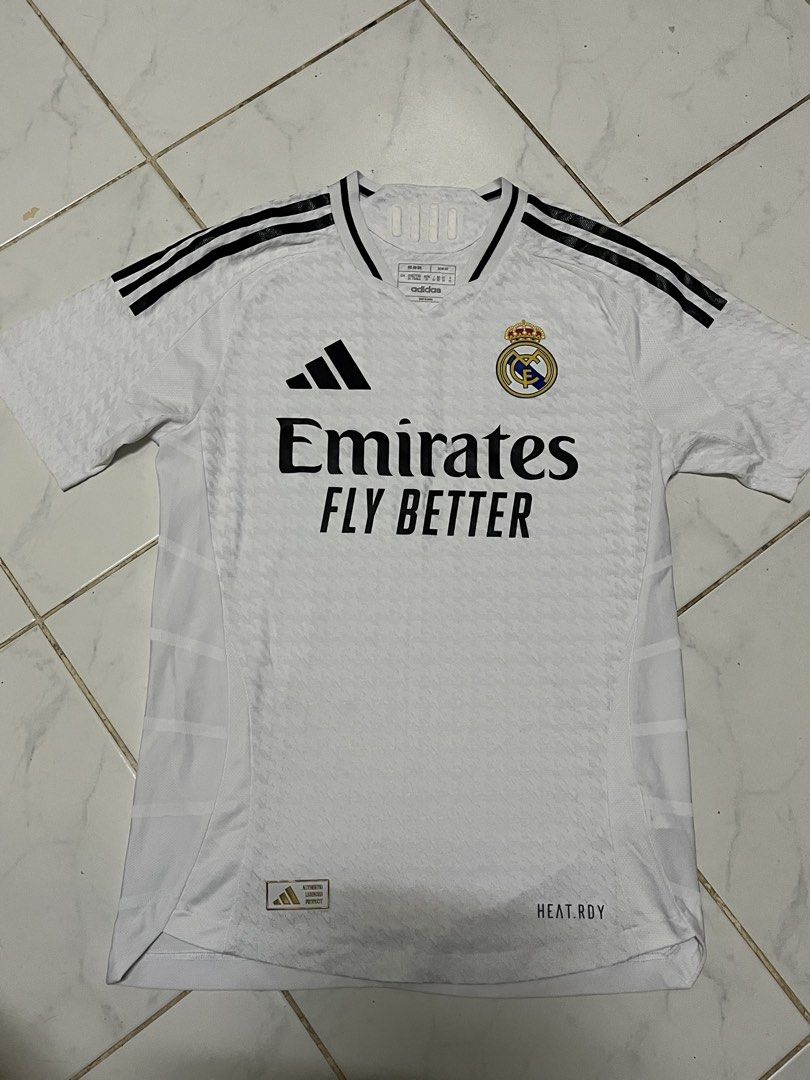 fly emirates football jersey (Category: Activewear) located in Muntinlupa City. Submitted by buymothriftko (Listing ID 1471064972, Image 1). Description: adidas fly emirates football jersey size:small width:20.5 length:26 in xcllent condition authentic.