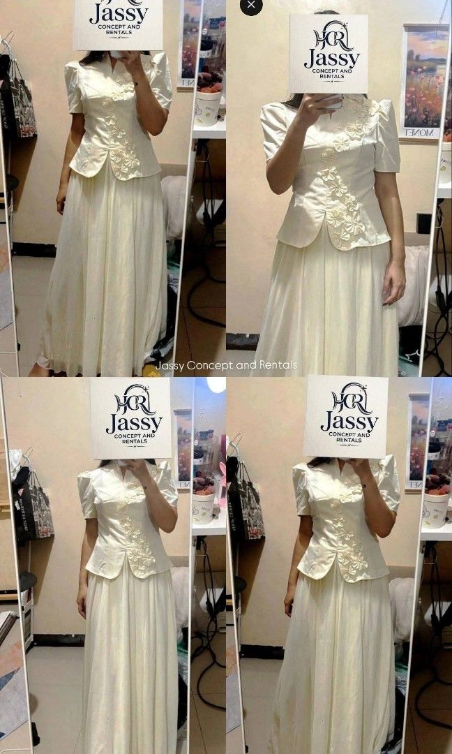 FOR RENT FILIPINIANA (Category: Traditional & Ethnic wear) located in Valenzuela. Submitted by justgorjas (Listing ID 1470934554, Image 2). Description: 250 RENT ‼️ (3-DAYS) PLEASE READ ALL. LOCATION: MALANDAY VALENZUELA CITY (Please check the sf thru lalamove before messaging me) MODERN FILIPINIANA #4 FOR RENT! ✨👗 [3-DAY RENTAL RATE] Perfect for: 🎓Graduation / Pictorial 🪪Oath Taking Ceremonies 🏫School & Cultural Events 🗄️Corporate, Formal &