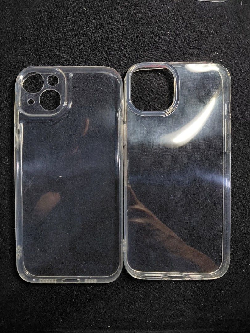 FOR SALE: IPHONE 14/15 PLUS CLEAR CASE (php 90 for both) (Category: Cases & Sleeves) located in Manila. Submitted by kaechua (Listing ID 1471099397, Image 1). Description: Price is negotiable for more than 3 purchases in this account.