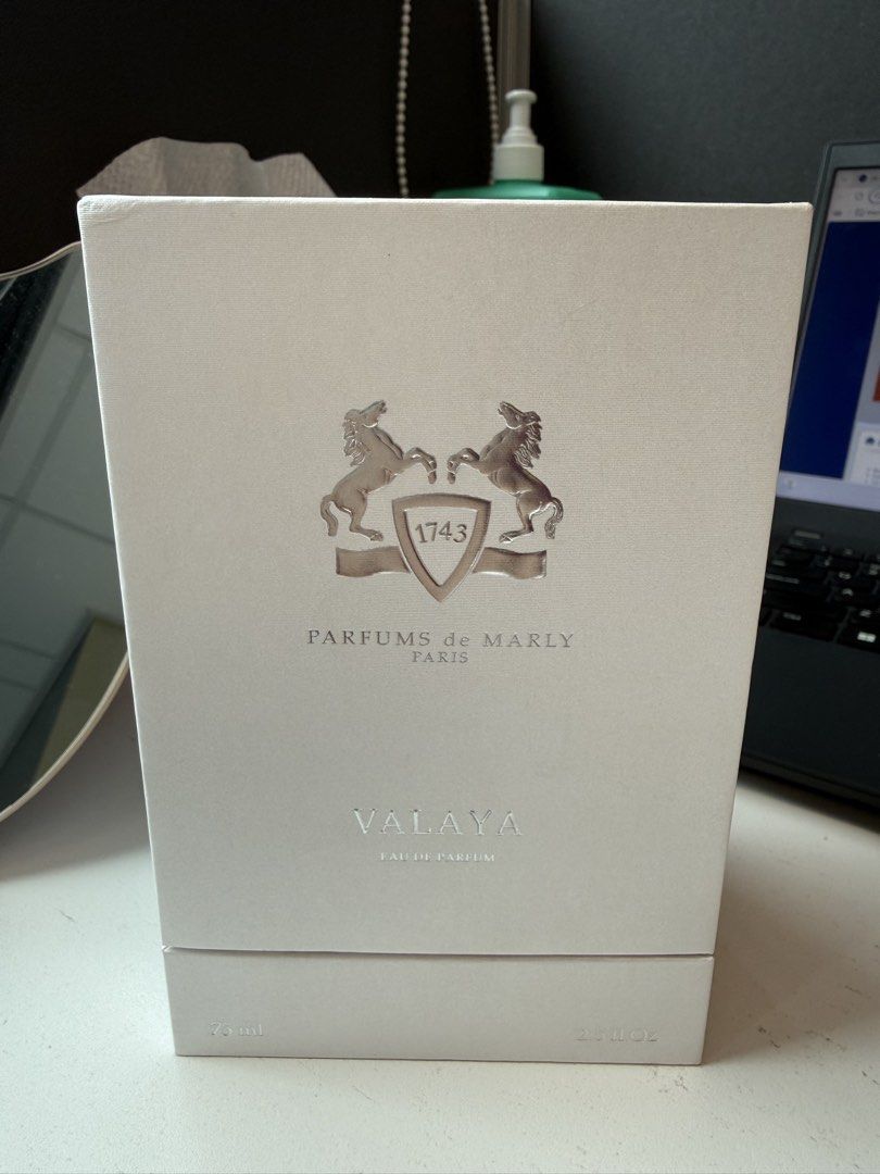 FS: Parfums De Marly Valaya (Category: Fragrance & Deodorants) located in Manila. Submitted by heyitsclaudeee (Listing ID 1470963919, Image 3). Description: PDM Valaya EDP RFS - change of scent preference Please see pictures for juice level.