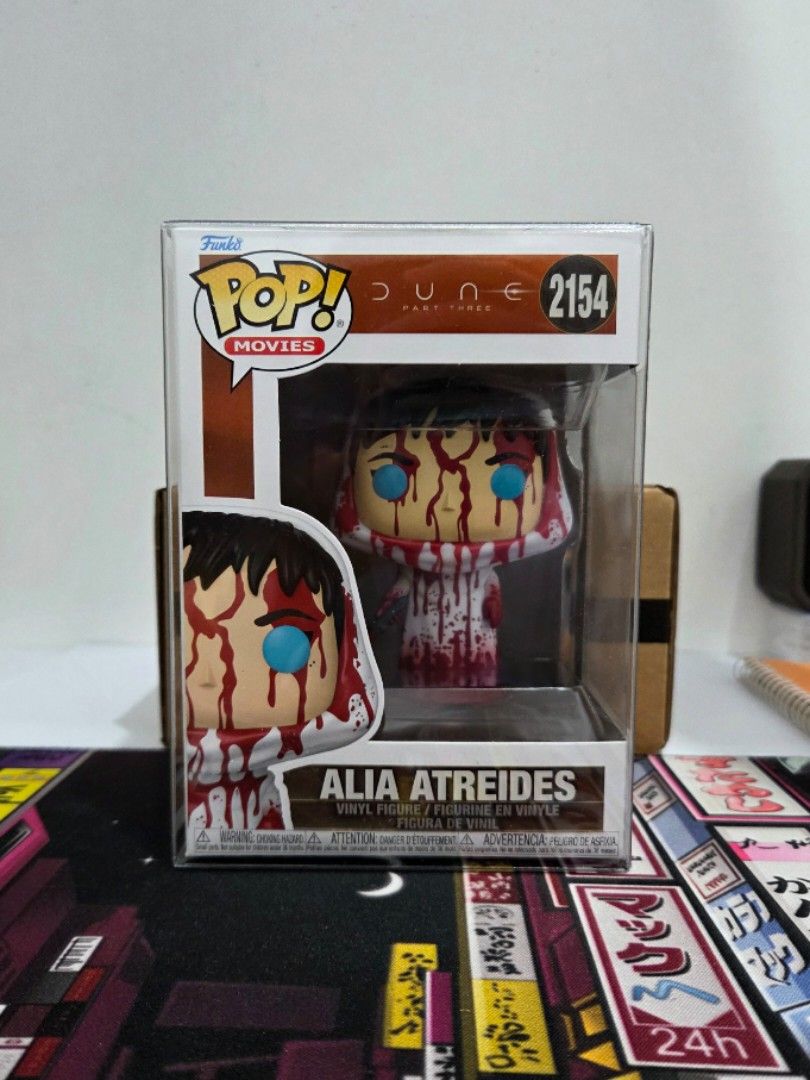 Funko Pop Dune Part Three Alia Atreides 2154 (Category: Figurines & Statues) located in Calamba. Submitted by 7elevenz (Listing ID 1470990147, Image 1). Description: MOP: GoTyme/Maya MOD: J&T Express/Lalamove FREE protector.