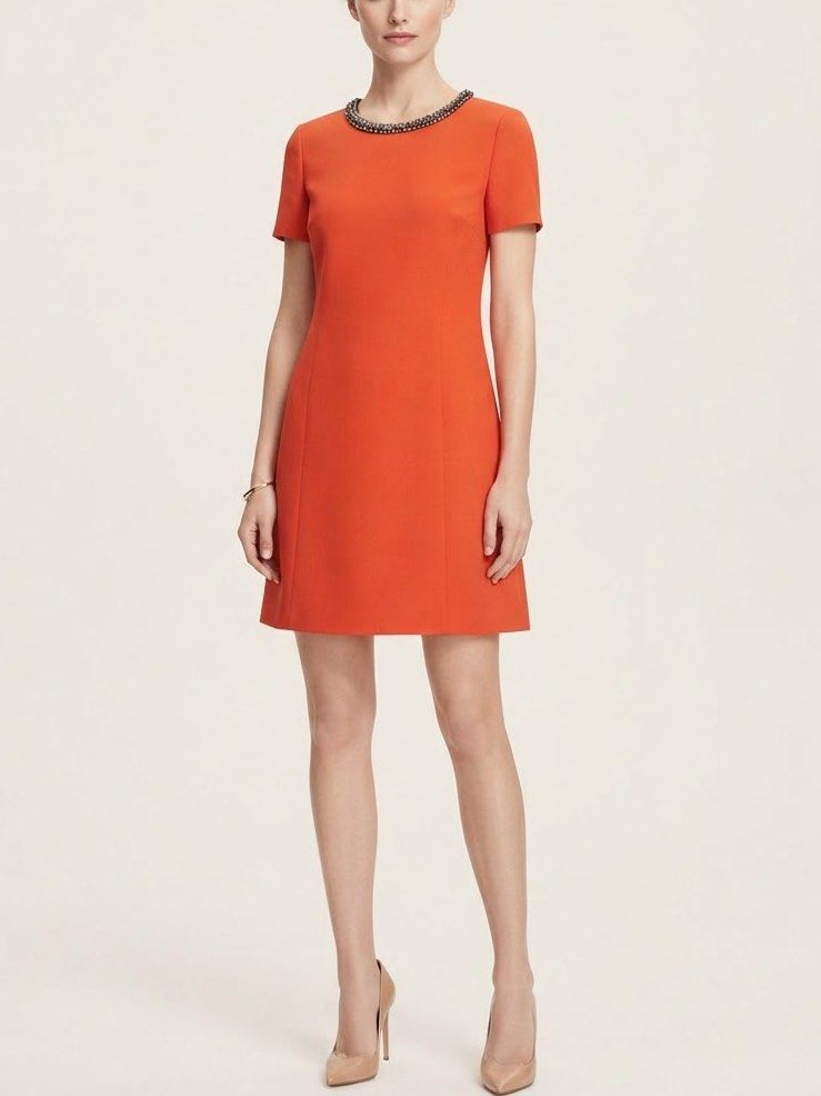 G2000 Embellished Neckline Shift Dress (Category: Dresses) located in Cebu City. Submitted by kei.flmn (Listing ID 1471119072, Image 3). Description: 📌PLEASE READ BEFORE MAKING AN OFFER Excellent Condition (No issues) Size:Fits Small (S) - [x] Flat Lay Measurements (in inches): - [x] Bust: 36” | Waist: 32” - [x] Length Reference: Mannequin Height : 5’4” (First-come, first-served basis) Due to an increased number of joy reservers and fake buyers,