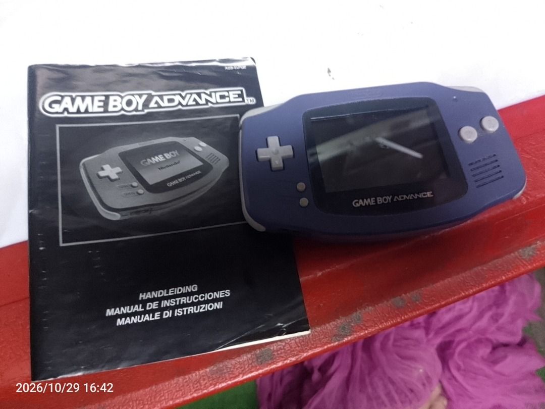 Game boy advance (Category: Nintendo) located in Quezon City. Submitted by gentlewind_f0e75e (Listing ID 1471100017, Image 1). Description: Complete with box and manual gameboy advance working condition without games included. With light burn on screen shown on pics but still presentable price is fix. For sure buyer call or txt me 0947fivefivefive663zero. Makati area or place nearby meetup shipping available in buyera expenses.
