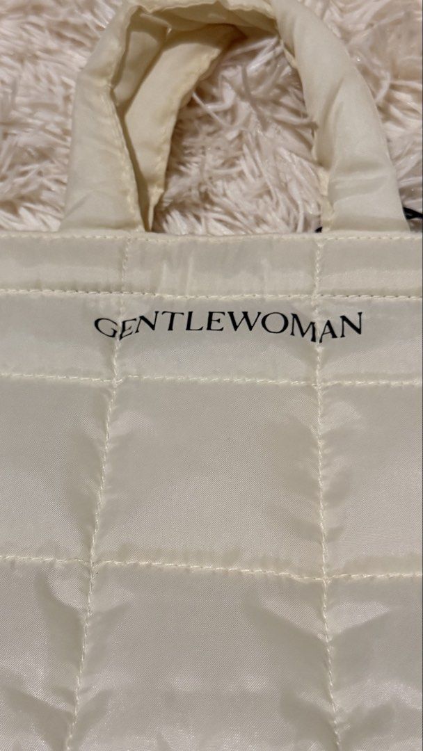Gentlewoman Mini Puffer Tote (Category: Tote Bags) located in Pasay City. Submitted by erinsclosetph (Listing ID 1471046388, Image 3). Description: Gentlewoman Mini Puffer Tote Excellent preloved condition. Comes with the original tag. More pictures available upon request..