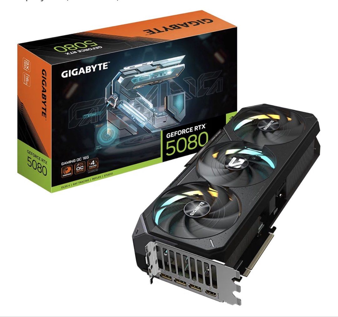 Gigabyte GeForce RTX 5080 Gaming OC 16G Graphics Card, Computers & Tech ...