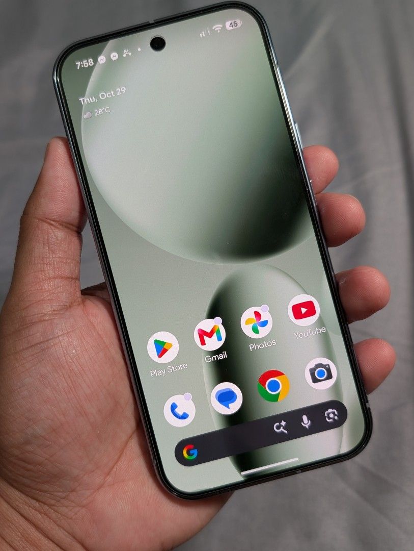 Google Pixel 10 Pro 256gb (Category: Google Pixel) located in Caloocan City. Submitted by Yhangyhang (Listing ID 1471059739, Image 3). Description: FOR SALE! GOOGLE PIXEL 10 PRO 16gb / 256gb Openline to all network Japan variant with simslot 100% Battery health 30 cycle count only No issue! No issue! Check & Test all you want Includes: Unit, Case, Cord & Copy of receipt Meet up, Pick up & COD Pm! Pm!.