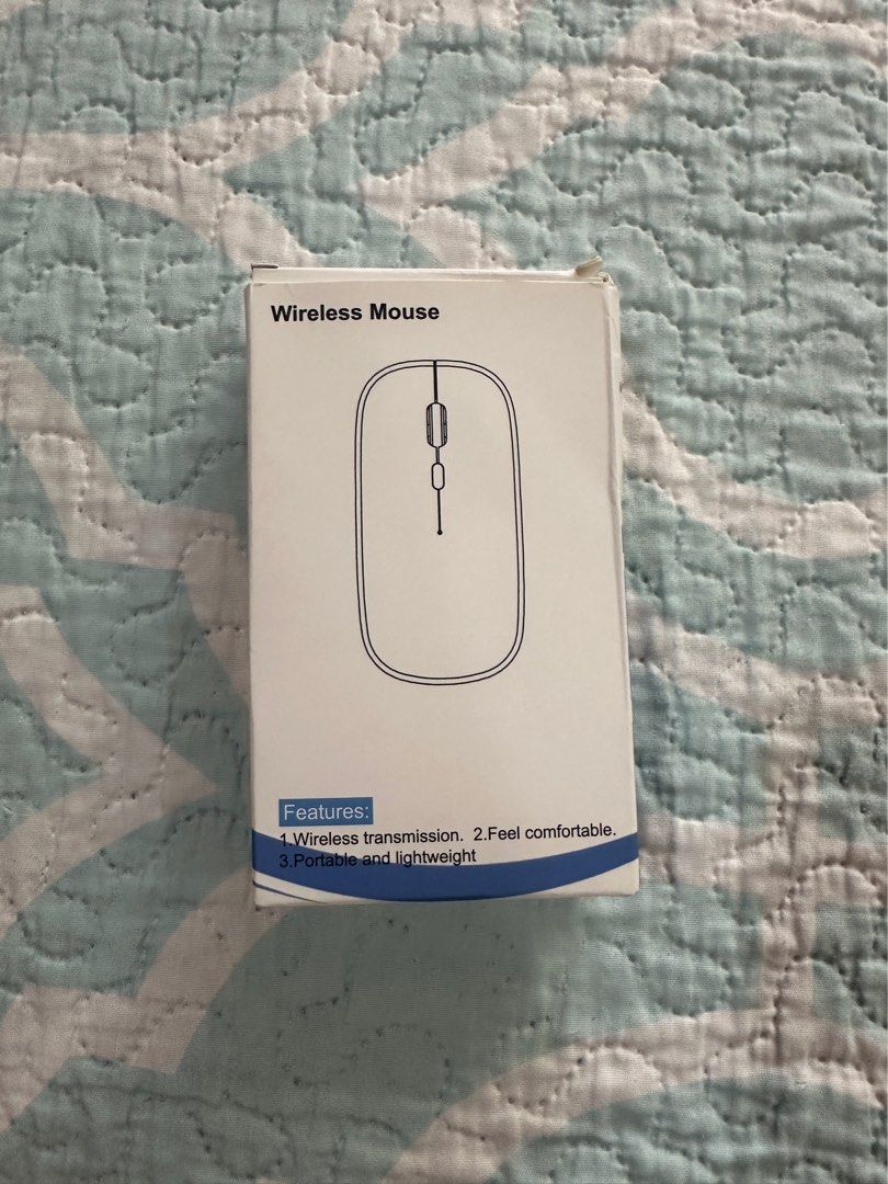 GOOJODOQ Wireless Mouse Light Blue (Category: Mouse & Mousepads) located in Pasig City. Submitted by nina.declutter (Listing ID 1470966528, Image 2). Description: .