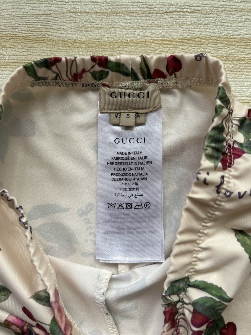 hearing offers Gucci neutral cherry leggings 5T (Category: Babies & Kids Fashion) located in Cebu City. Submitted by yjainani (Listing ID 1470932821, Image 2). Description: .
