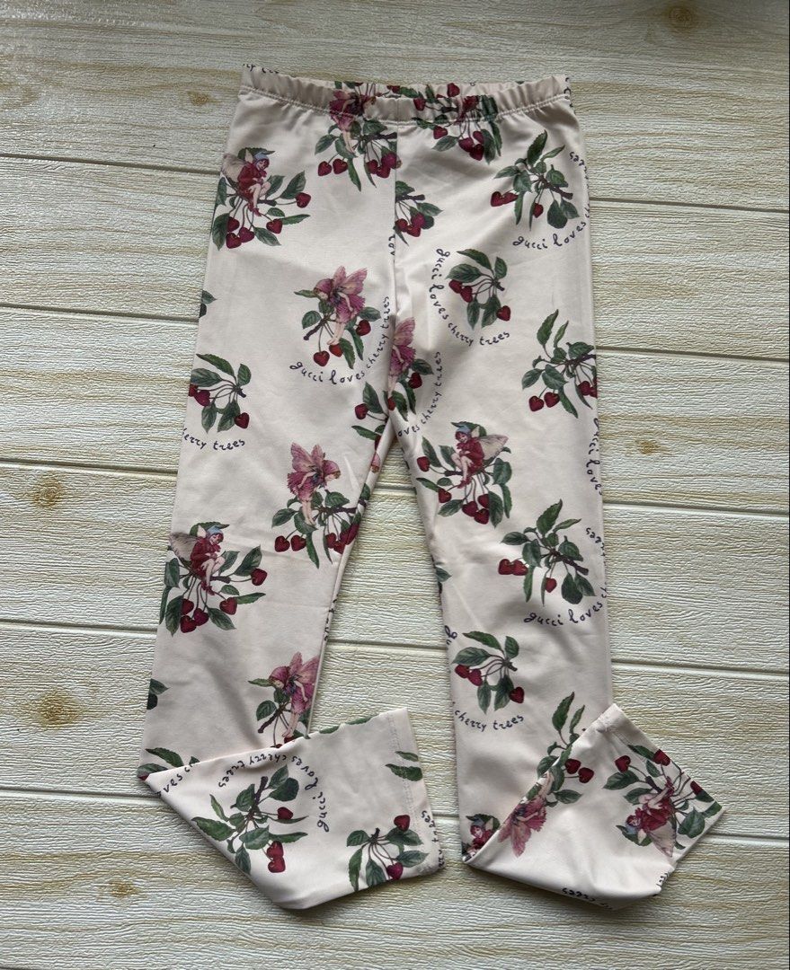 hearing offers Gucci neutral cherry leggings 5T (Category: Babies & Kids Fashion) located in Cebu City. Submitted by yjainani (Listing ID 1470932821, Image 1). Description: .