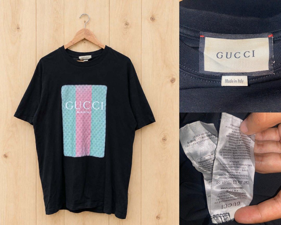 GUCCI SHIRT (Category: Activewear) located in Roxas, Mindoro Oriental. Submitted by akfinds (Listing ID 1471035244, Image 1). Description: Very minimal hairline .