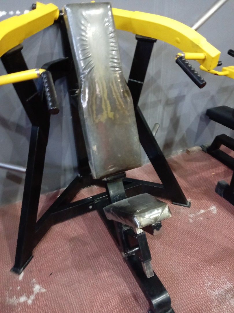 GYM EQUIPMENT FOR SALE (RUSH) (Category: Cardio & Fitness Machines) located in Manila. Submitted by adapunmark76703 (Listing ID 1471068076, Image 3). Description: Incomplete photo upload (10 photos allowed) Here the complete of list 🛠️olympic size 👍220sqm 👍weights area 👍Package (Negotiable) 👍Selected Item minimum of 2 Item 💪BENCHES: ✅flat/Decline bench ✅inclined bench ✅Declined bench ✅SET utility bench (flat/shoulder) ✅1 Adjustable utility 