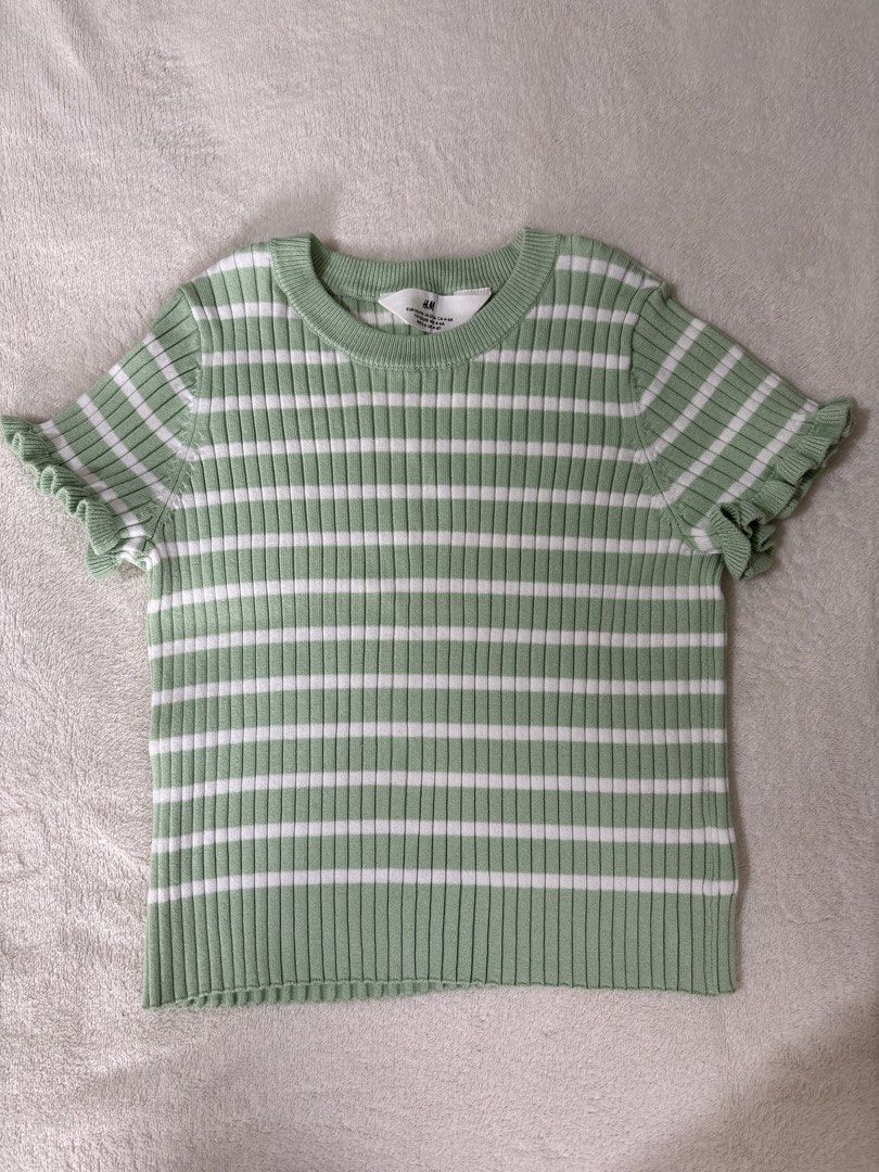 H&M knitted blouse for kids (Category: Babies & Kids Fashion) located in Angeles City. Submitted by my_little_one_ph (Listing ID 1471065127, Image 1). Description: H&M kids Original Used on 1-2x Size 4-6 .