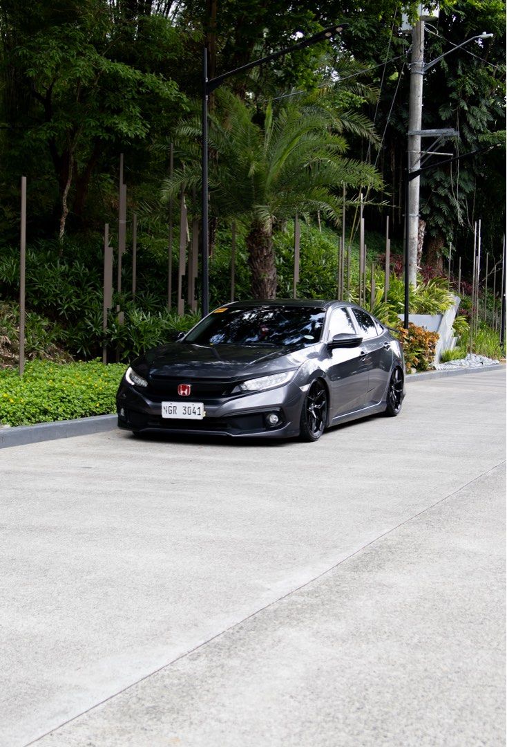 Honda Civic 1.8 (A) (Category: Used Cars) located in San Mateo. Submitted by karlopo (Listing ID 1470948055, Image 3). Description: 2020 Honda Civic FC 1.8 24000 kms (garage queen) Maintained every 6months Newly Change Oil Newly Change Transmission Fluid New batteries New tires Upgrades Bolt on HKS muffler (copy) Air Suspension by Custom Misfits (installed june 2026) Aftermarker MAGS Honest Issue Scratches at may tatlong dimple nalalaglagan ng ma