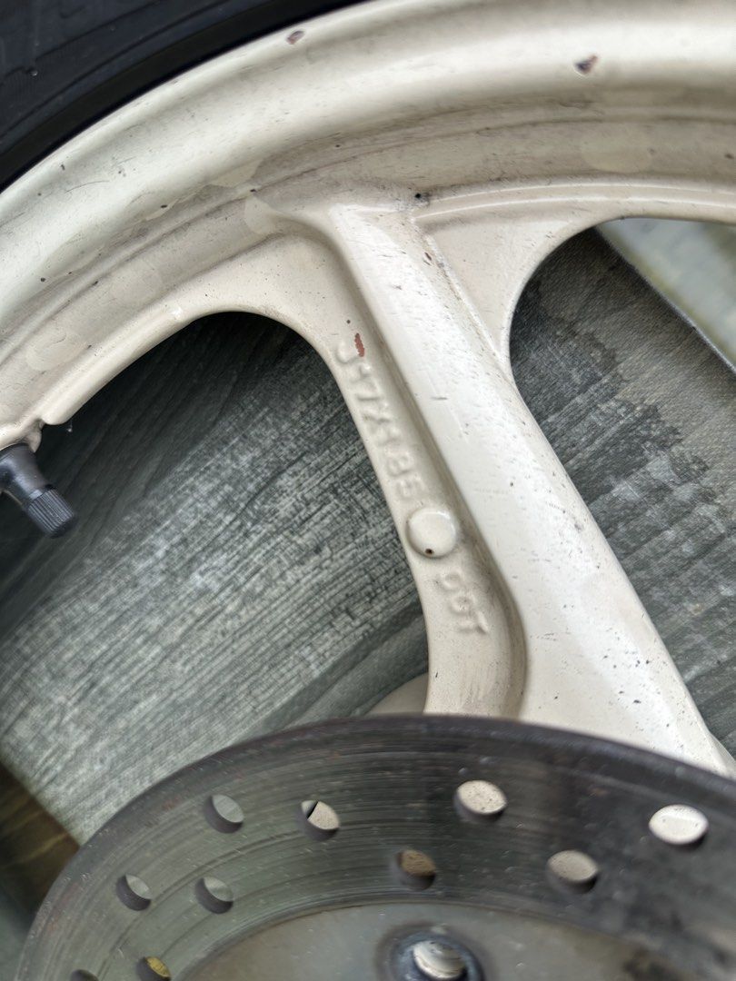 Spoke Picture Rs150r v2 Honda Enkei 3-Spoke Motorcycle Rims Wheel Set, Motorbikes on ...