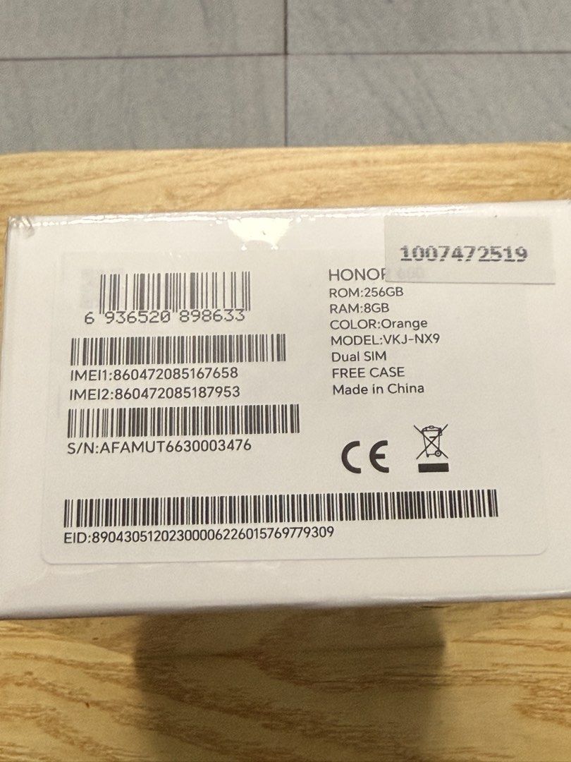 Honor 600 5G (Category: Android Others) located in Manila. Submitted by shandarfa49055 (Listing ID 1471082440, Image 2). Description: 🧡 FOR SALE: HONOR 600 5G – ORANGE | BRAND NEW & SEALED! 📱 Looking for a stylish phone with powerful cameras, a gorgeous display, and a long-lasting battery? Check out the HONOR 600 5G in Orange! 🧡 ✨ UNIT DETAILS • Model: HONOR 600 5G • Color: Orange 🧡 • Condition: Brand new, factory-sealed box • ROM: 256GB • RA
