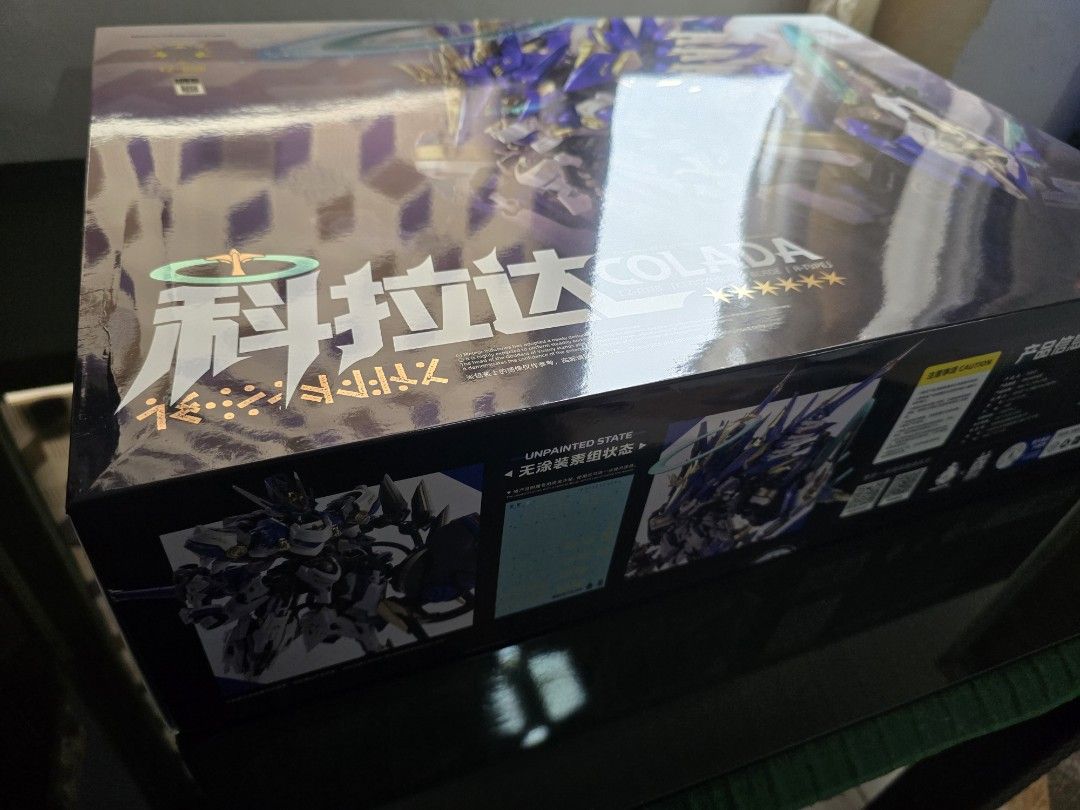 Gundam Howling Star Colada (Category: Gundam & Model Kits) located in Paranaque City. Submitted by r3tr0_n3m3sis (Listing ID 1471030458, Image 3). Description: (Gundam Howling Star Colada) 1. Switch between assault mode and melee mode. 2. Linkage triggered light group. 3. Pre coating of panels to achieve a beautiful element effect. Total number of parts 900+ 11 independent light groups, some of which have been pre assembled (the product does not 