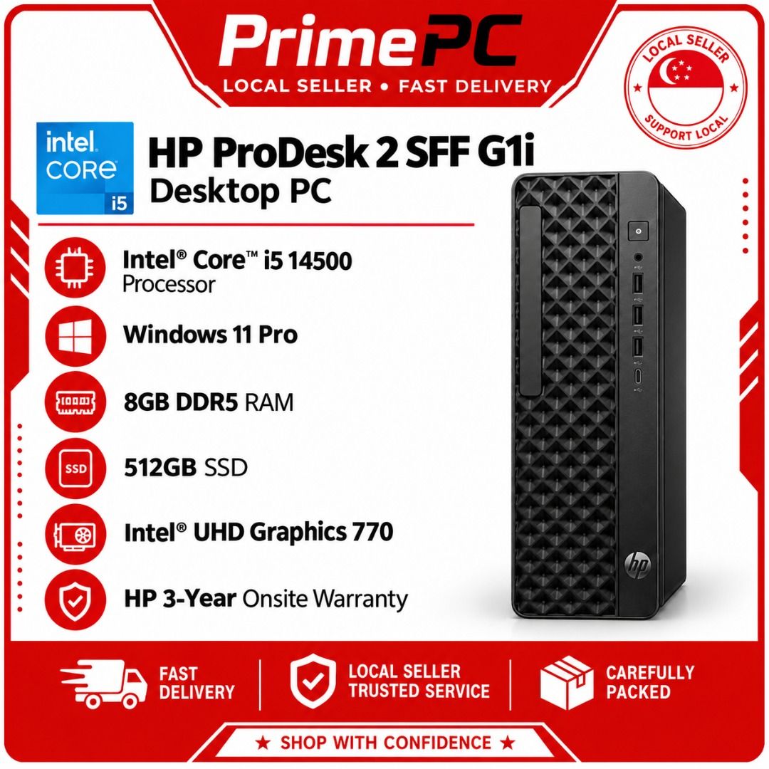 HP ProDesk 2 SFF G1i Desktop PC, Computers & Tech, Desktops on Carousell